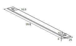 Fischer poistná páska SS TKL M10/M12, VdS certifikát, oceľ DX51D, je vyžadovaná pri upevňovaní potrubia od Ø65 mm